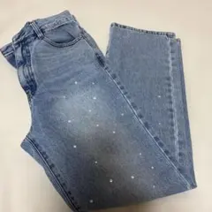 w closet ラインストーン付 デニムパンツのサムネイル