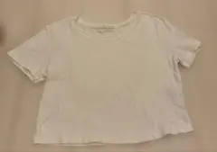 GU 綿100%のコットンミニTシャツ M ホワイトのサムネイル