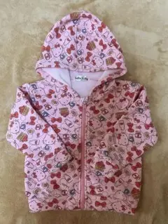 Hello Kitty 裏起毛フルジップパーカー☆100cm