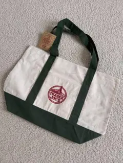 【新品タグ付 未使用】トレジョTRADER JOE'S 大容量トートバック 緑