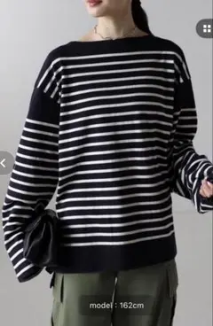 sakishimatokyo 【USAコットン】バスクボーダーTシャツ/ロンT