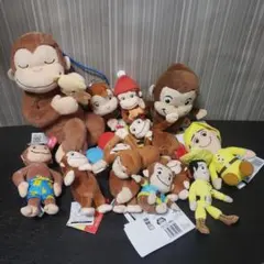 おさるのジョージぬいぐるみまとめ売りのサムネイル