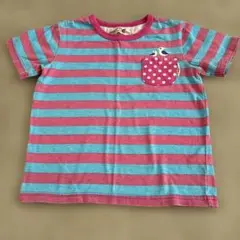 biquette キッズ ボーダーTシャツ 110cmのサムネイル