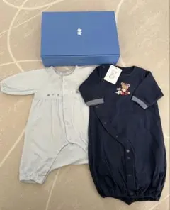 familiaファミリア ツーウェイオール NB /ロンパースBL 2着セット