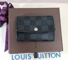 【良品】ルイヴィトン ダミエ グラフィット ミュルティクレ キーケース 6連
