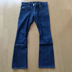 Leeブーツカットデニム S ダークブルー