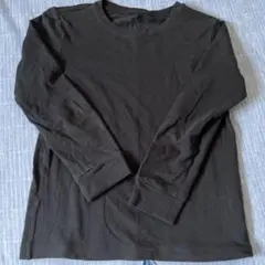 ブラック HEATTECH EXTRA WARM 長袖Tシャツ 130cm