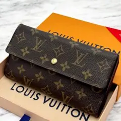 美品　ルイヴィトン　モノグラム　インターナショナル　三つ折り財布　折り財布