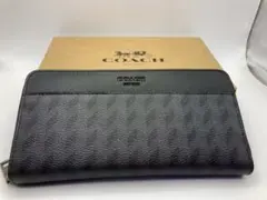 COACH ブラックレザー 長財布