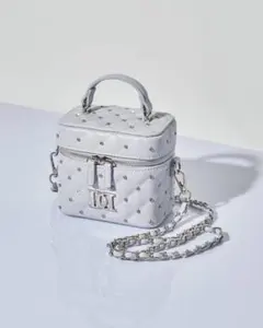 ダーリッチ キルティングビジュースクエアミニバッグ ★さっくす★