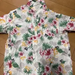 Double B 花柄 半袖シャツ 130