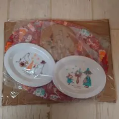 ムーミン 食器セット プレート2枚とトレー