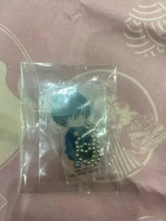 アクリルキーホルダー 青 白 2個セット