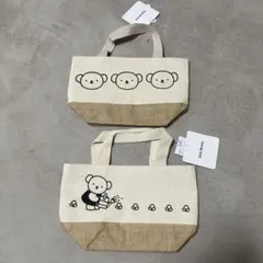 新品未使用＊ボリスジュートミニトート＊2点セットのサムネイル