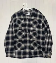 South2 West8 XL ネルシャツ ブラック/ホワイトチェックのサムネイル