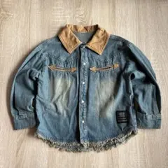 バースデイMLW ディズニー ミッキー デニムシャツ 100