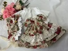 ネオブライス バラ柄ドレス3点セット