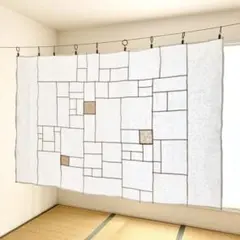 パッチワークタペストリー「昭和の風景」縦 226cm 横140cm の大作 パッチワークタペストリー「昭和の風景」縦 226cm 横140cm の大作