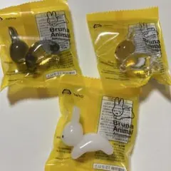 ブルーナアニマル アクリルミニフィギュア うさぎ　全3種セット　コンプ