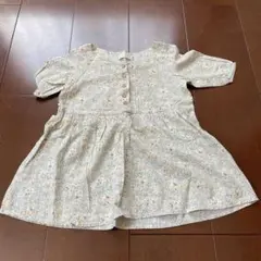 小花柄 ワンピース 半袖のサムネイル