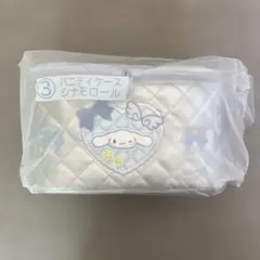 サンリオ1番くじ　シナモロール バニティケース シルバー