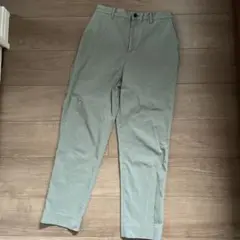GLOBAL WORK ドライ テーパードパンツ くすみミント L
