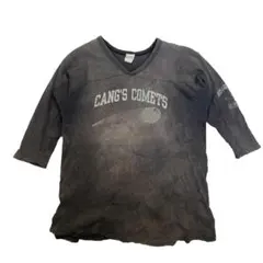 ～80s フットボールシャツ シングル フェード ボロ S 古着 ヴィンテージ