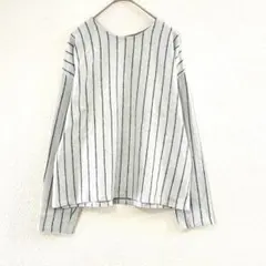 アーバンリサーチ（L）長袖カットソー プルオーバー　ジップアップ　シンプル