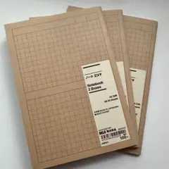 無印良品 A6 ノート 2コマ 3冊セット