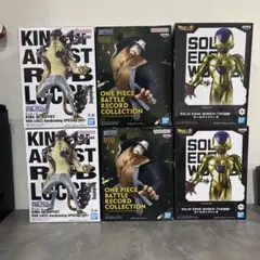 ワンピース ドラゴンボール フィギュア 3種セット 6体まとめ売り