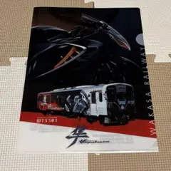 若桜鉄道・SUZUKI隼、コラボA4クリアファイルのサムネイル