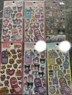 サンリオ 平成はっぴーフォン　ボンボンドロップシール　キャンディシール