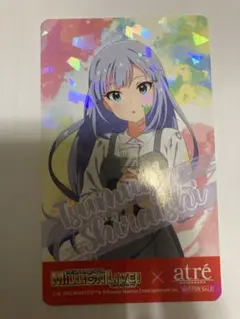 挨拶禁止　アイドルマスターミリオンライブ　アトレ秋葉原　カード　白石紬