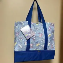 サンリオキャラクターズ保冷ポケット付き2段トートバッグ