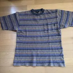 90~00s old VANS Tシャツ ボーダー 旧ロゴ - メルカリ