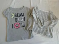 ★GAP 半袖Tシャツ　6才　　★ユニクロ長袖Tシャツ　110