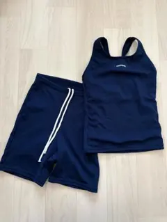 【即日発送】★美品★FOOTMARK セパレート水着 ネイビーSサイズのサムネイル