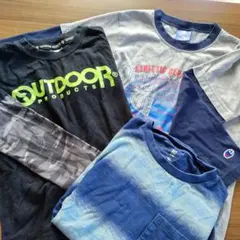 3枚セット GAP, OUTDOOR, Champion 長袖シャツ 140cm