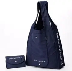 DEAN&DELUCA エコバッグ ネイビー 紺 岡山限定カラー お買い物
