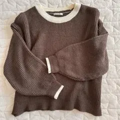 しまむら　kokoさんコラボ　olumu ニットプルオーバー