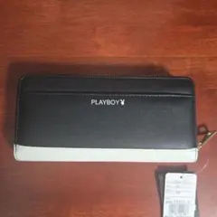 PLAYBOY 長財布 ラウンドファスナー