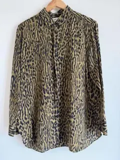 SAINT LAURENT シルク豹柄シャツのサムネイル
