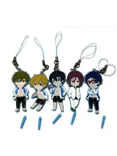 【全5種セット】Free! ストラップ まとめ売り 遙 真琴 凛 渚 怜