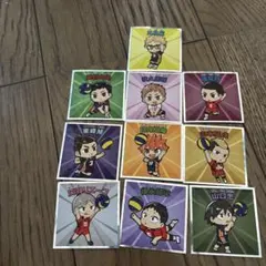 ハイキュー!!マンシール　10.枚セット