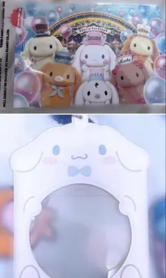 シナモン/サンリオピューロランド限定/チケットモチーフライトブルー/コースター