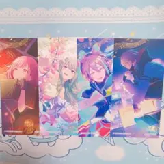 プロセカ ワンダショ アニメイト特典 イラストカード 4点