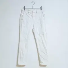 J.PRESS カジュアルパンツ S 白 ストレッチ コーデュロイ おしゃれのサムネイル