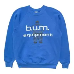 古着 USA製 90s B.U.M. Equipment スウェット トレーナー
