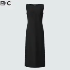 UNIQLOC クレープジャージーワンピース