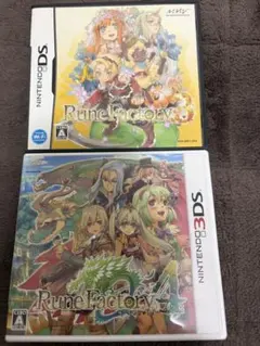 ルーンファクトリー 3 & 4 DSソフト　セット売り